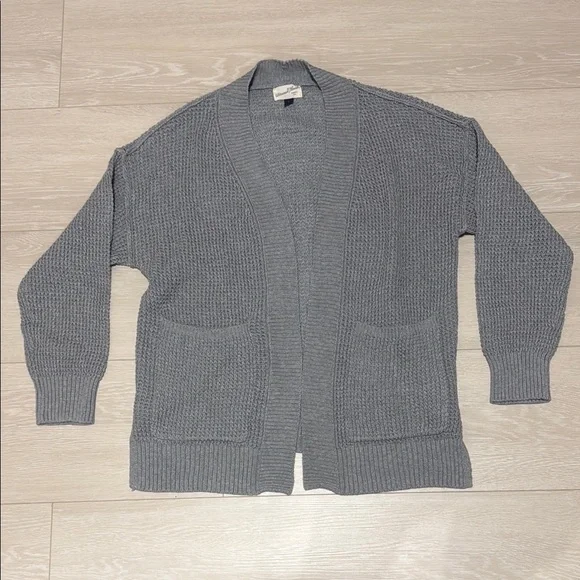 Universal Thread Gray Knit Cardigan Sweater - Picture 2 of 7